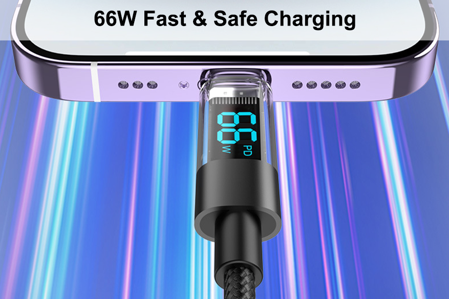 Fast Charging & Data Transfer 6A USB C Cable