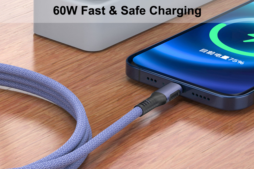 60W USB C to USB C Cable