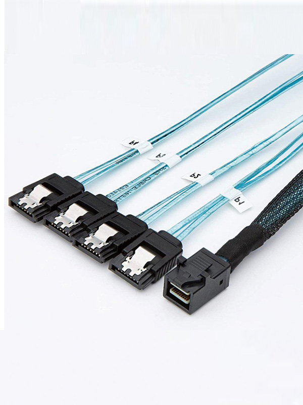 SFF8643 Mini-SAS to SATA Forward Breakout Cable 