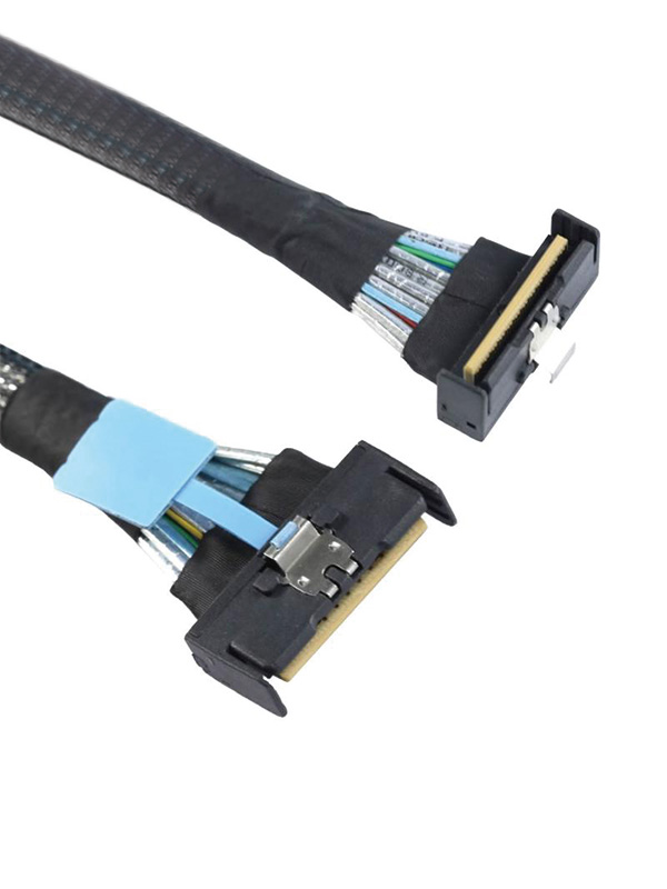 SAS MCIO SFF-8654 8I 5.0 74P PCIE To MCIO SFF-8654 connection cable 