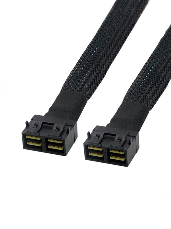 HD Mini SAS SFF-8643 8i to SFF-8643 8i Internal Server High-Speed Cable 