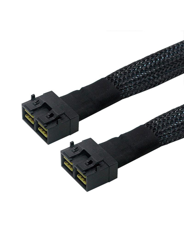 HD Mini SAS SFF-8643 8i to SFF-8643 8i Internal Server High-Speed Cable 