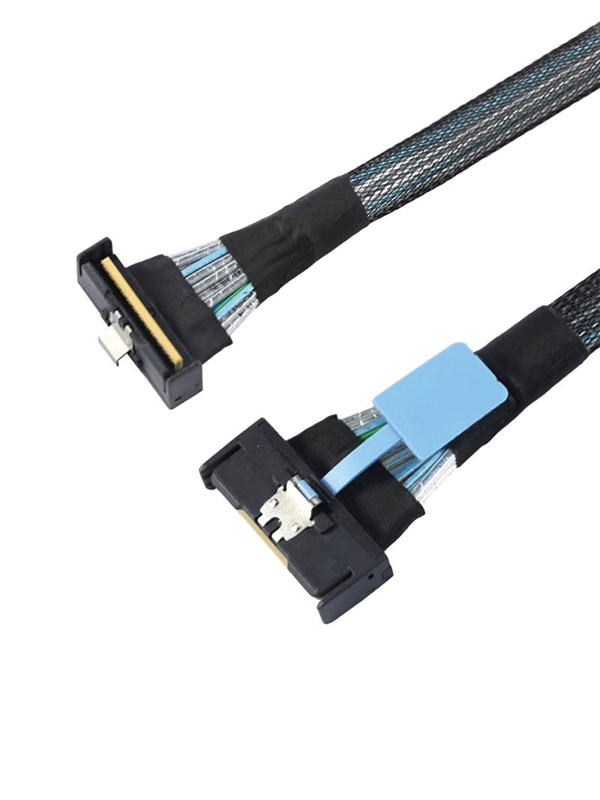 SAS MCIO SFF-8654 8I 5.0 74P PCIE To MCIO SFF-8654 connection cable