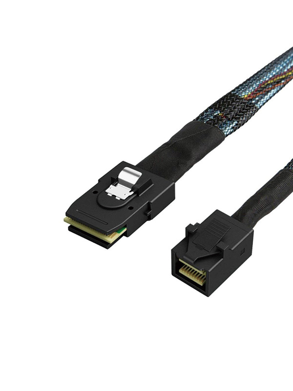 Internal Mini SAS HD SFF-8643 TO SFF-8087 Cable Compatible with RAID or PCI Express Controller 