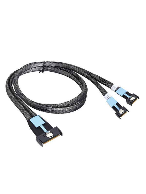 PCIe Gen5.0 MCIO 8X TO 2x MCIO 4X Cable 