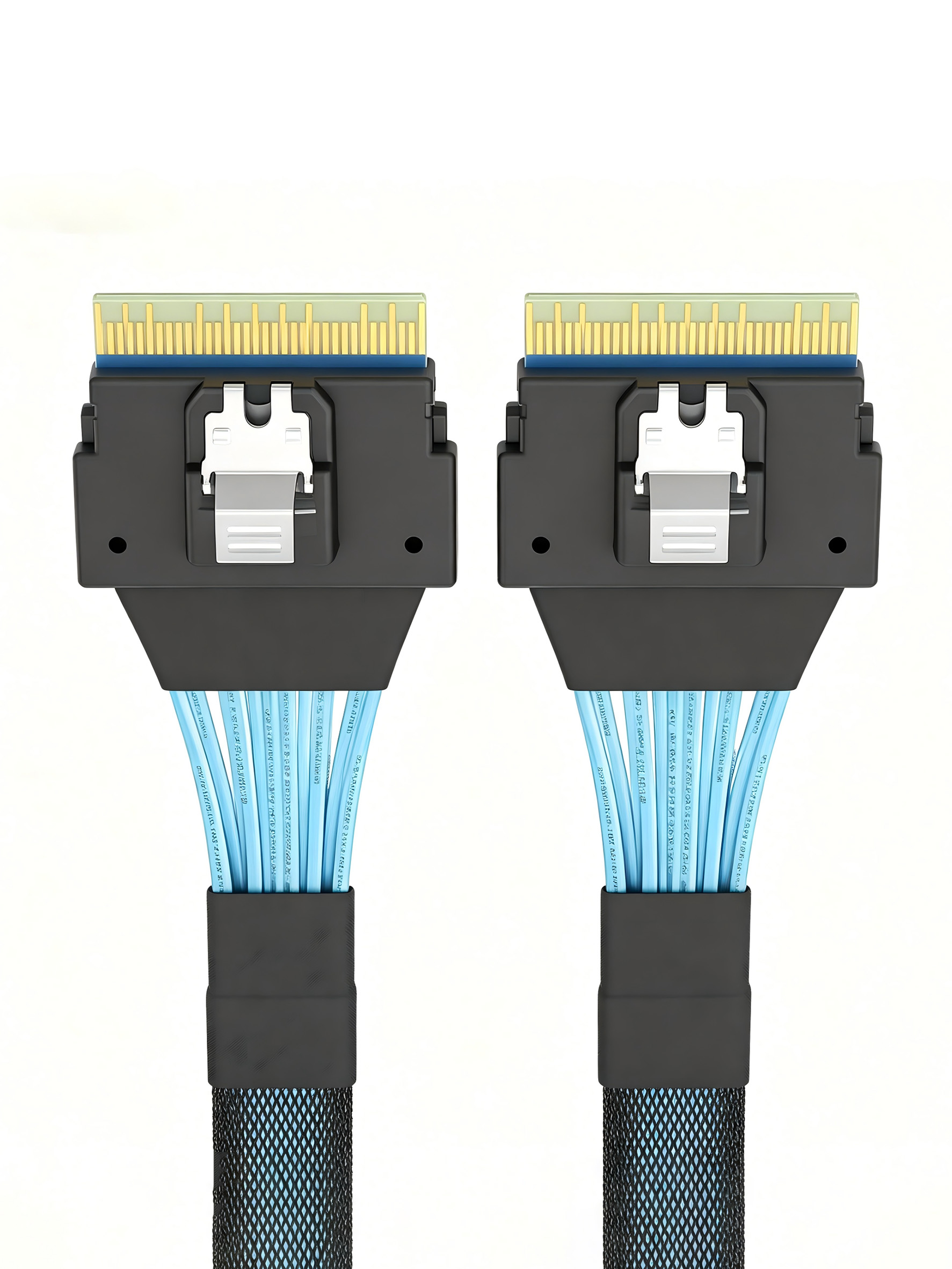 Slim SAS SFF-8654 8i to SFF-8654 74P Cable  