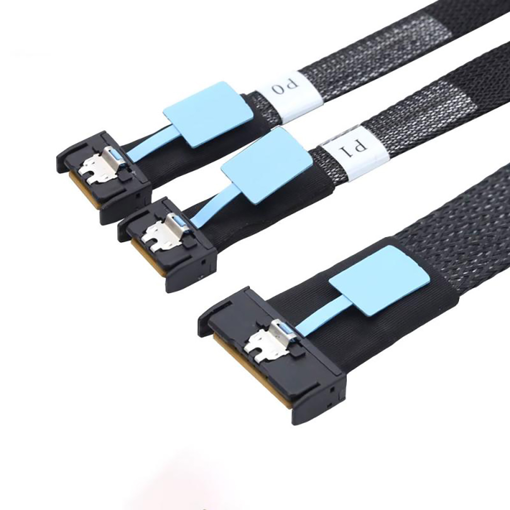 PCIe 5.0 MCIO 8X TO 2MCIO 4X Cable 