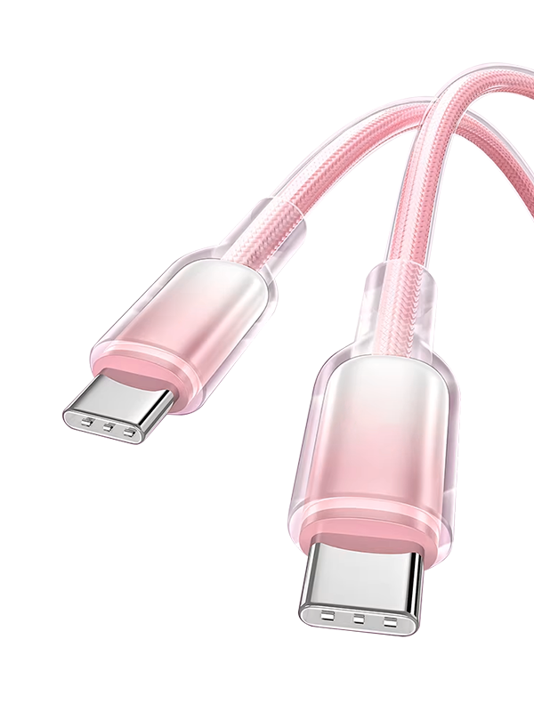 Crystal-Clear Series Type-C to Type-C Data Cable 