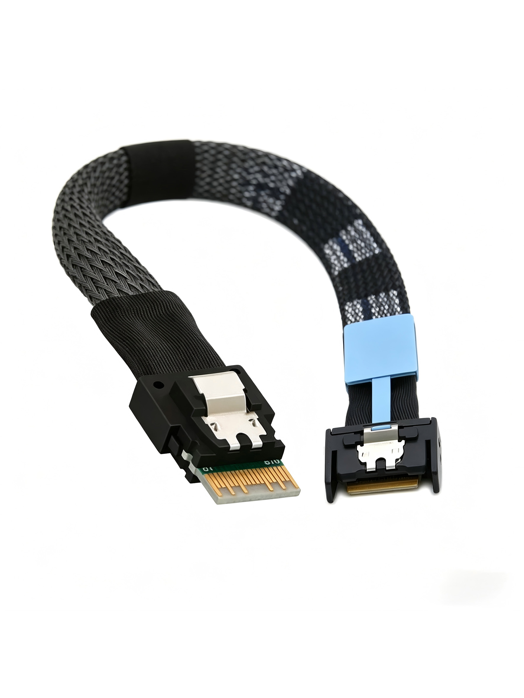 MCIO PCI-E 4i 38Pin Male to SFF-8654 Slimline 4X Cable