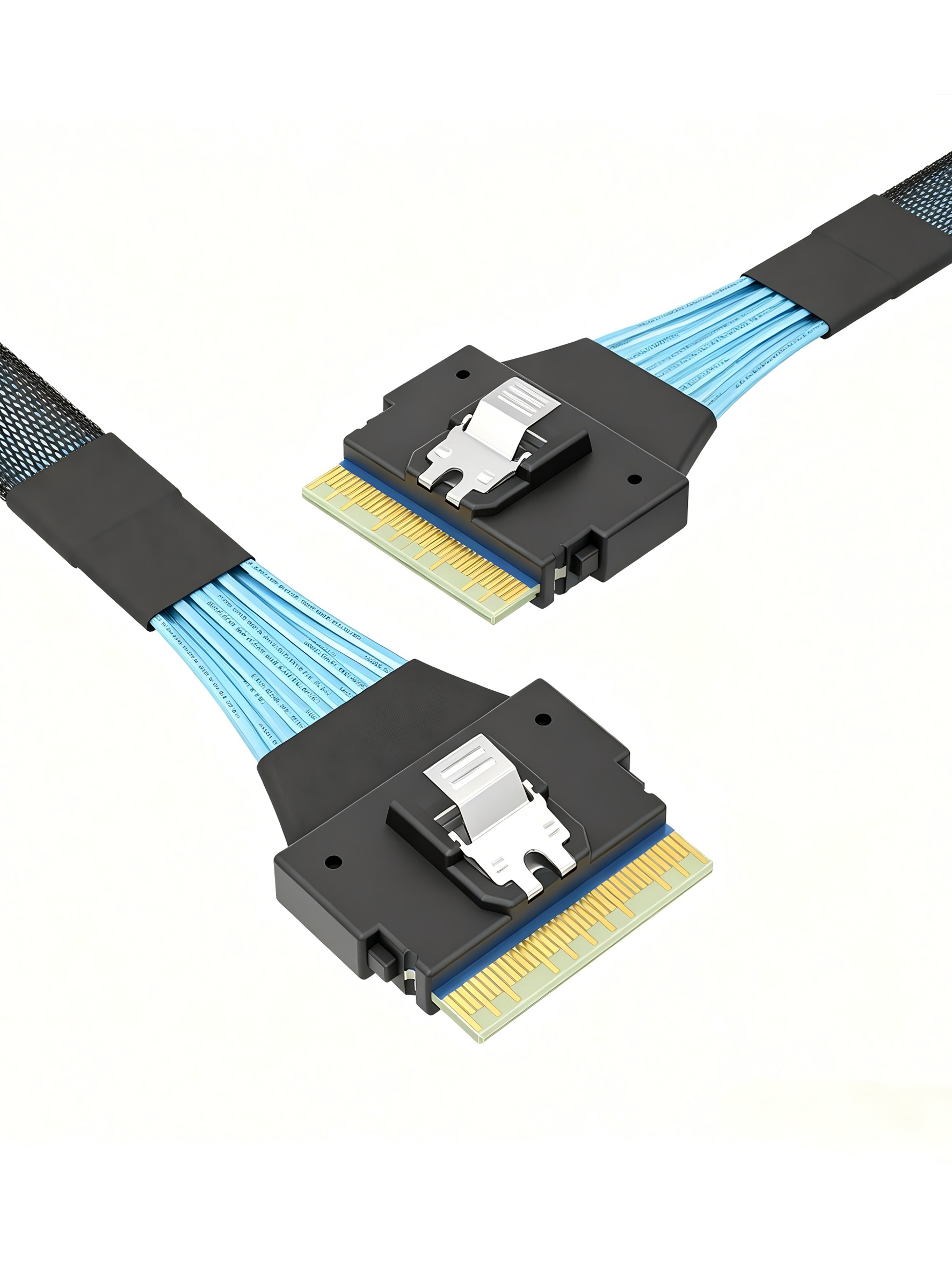 Slim SAS SFF-8654 8i to SFF-8654 74P Cable  