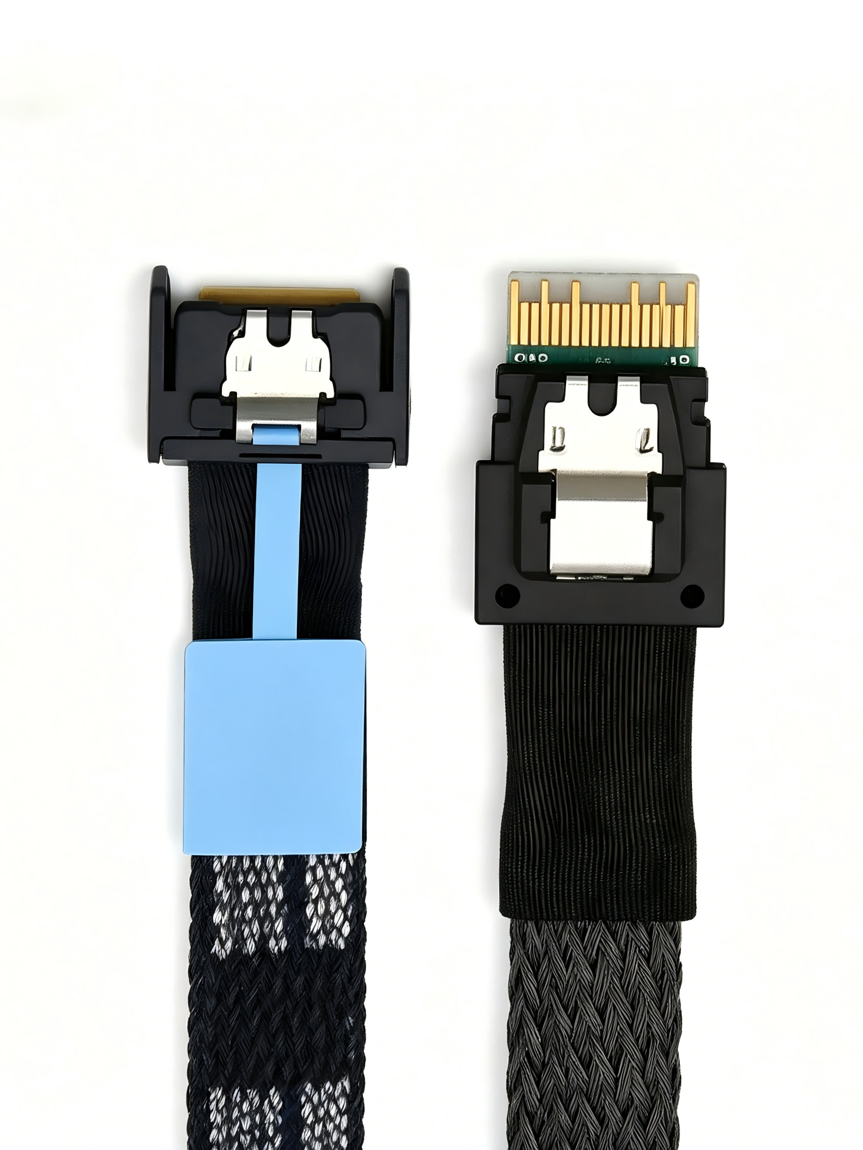 MCIO PCI-E 4i 38Pin Male to SFF-8654 Slimline 4X Cable 