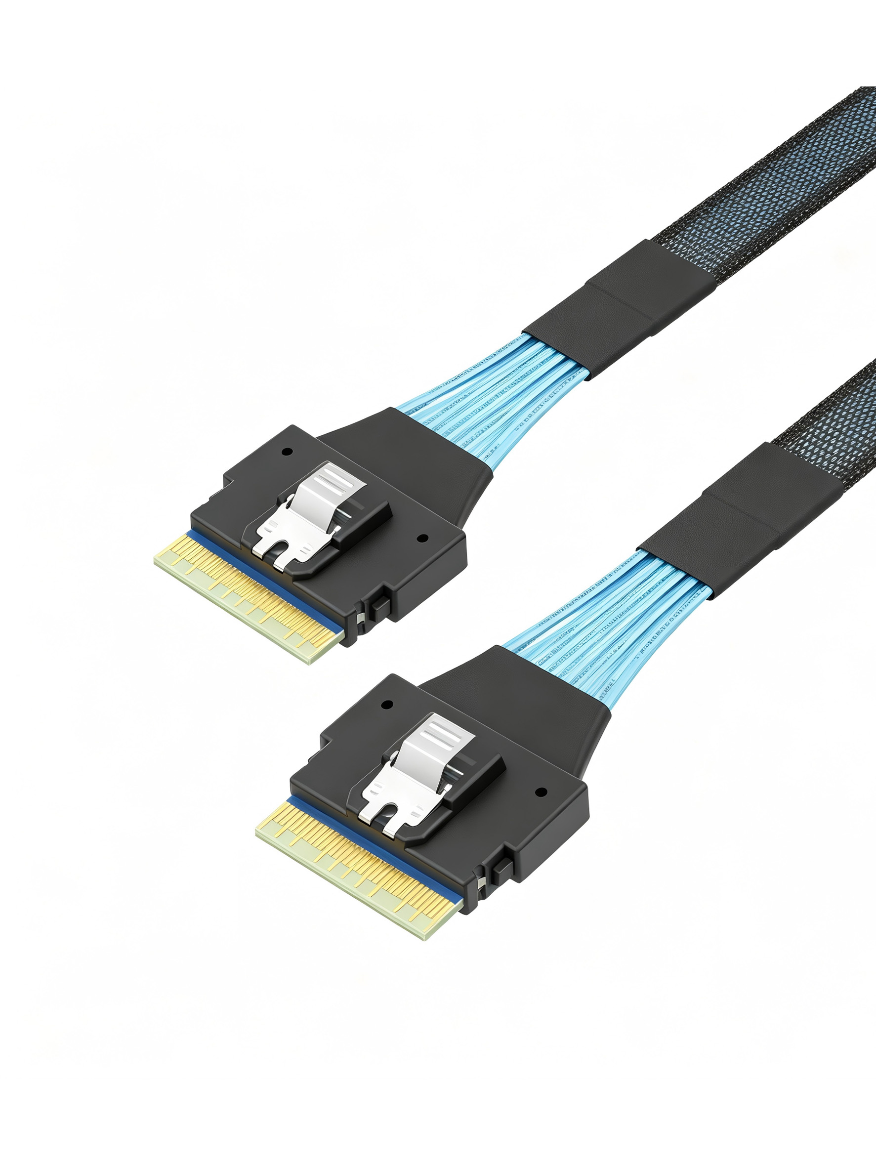 Slim SAS SFF-8654 8i to SFF-8654 74P Cable  