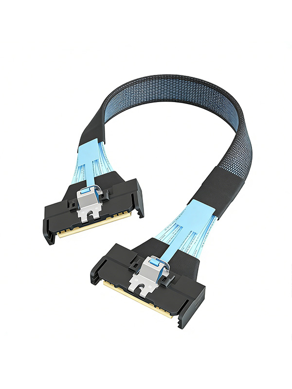 PCIe Gen5 MCIO x8 to MCIO x8 Cable