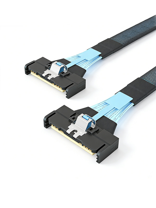 PCIe Gen5 MCIO x8 to MCIO x8 Cable 