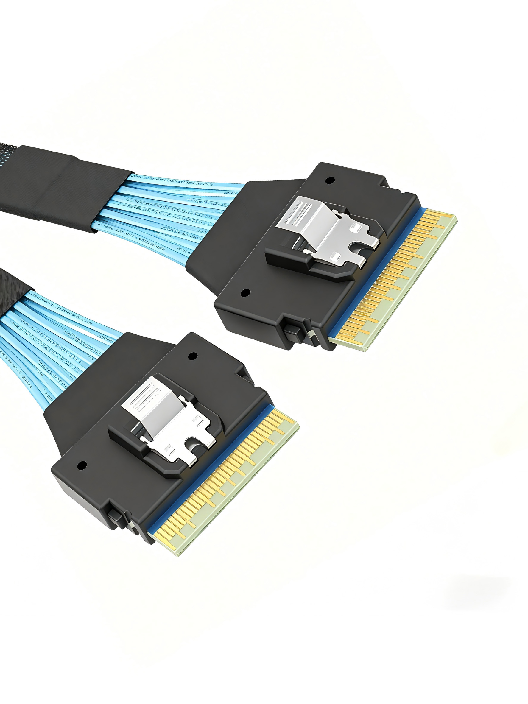 Slim SAS SFF-8654 8i to SFF-8654 74P Cable 