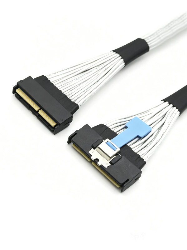 MCIO 16X 124Pin Male to Male Cable PCIe 5.0 For Servers GPUs 
