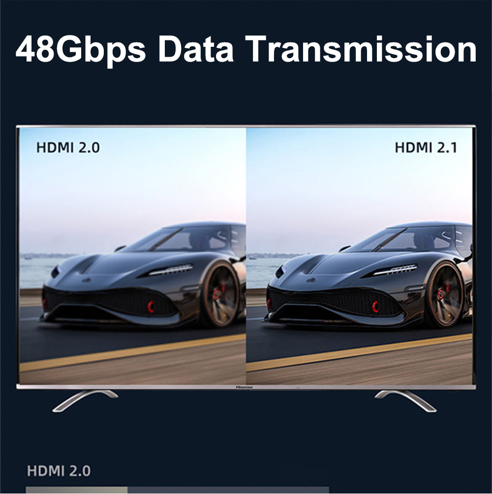 8K High Speed HDMI 2.1 cable 48Gbps 