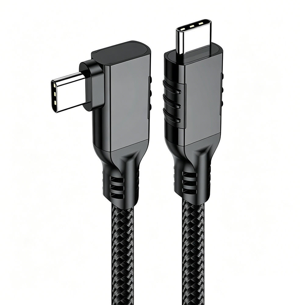 20Gbps Right Angle USB 3.2 Gen2 Type-C Cable 4K 