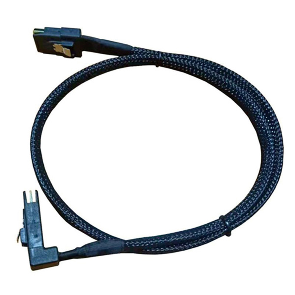 MiniSAS SFF-8087 Right Bend To SFF-8087 Cable