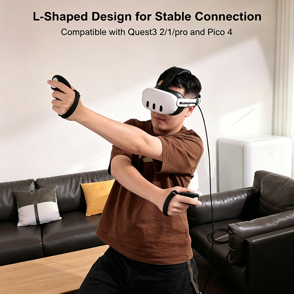 5Gbps Right Angle USB Type-C VR Link cable 300cm 