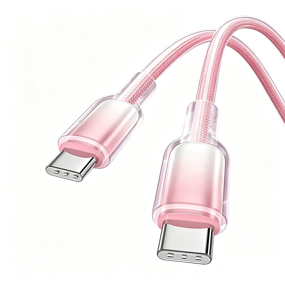 Crystal-Clear Series Type-C to Type-C Data Cable 