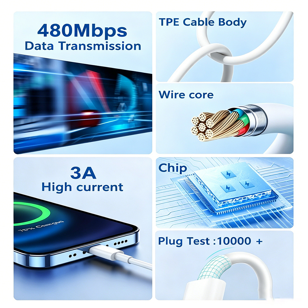 PD27W USB-C to Lightning Charging Cable 