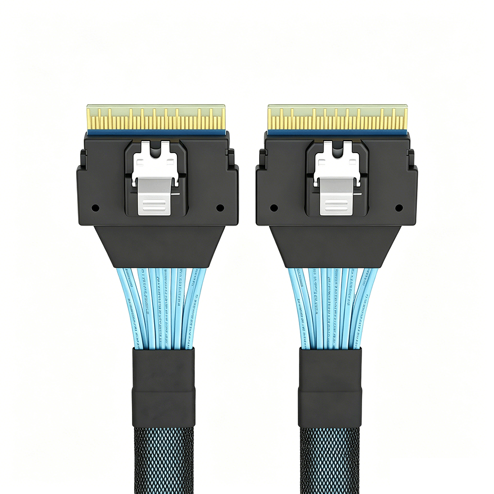 Slim SAS SFF-8654 8i to SFF-8654 8i 74P Cable