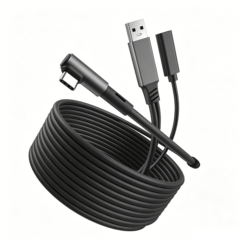 5Gbps Right Angle USB Type-C VR Link cable 300cm 