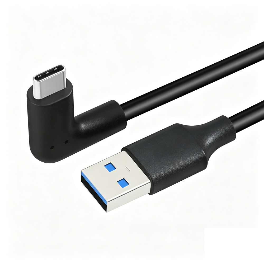 90 Degree Right Angle USB C Cable 10Gbps 