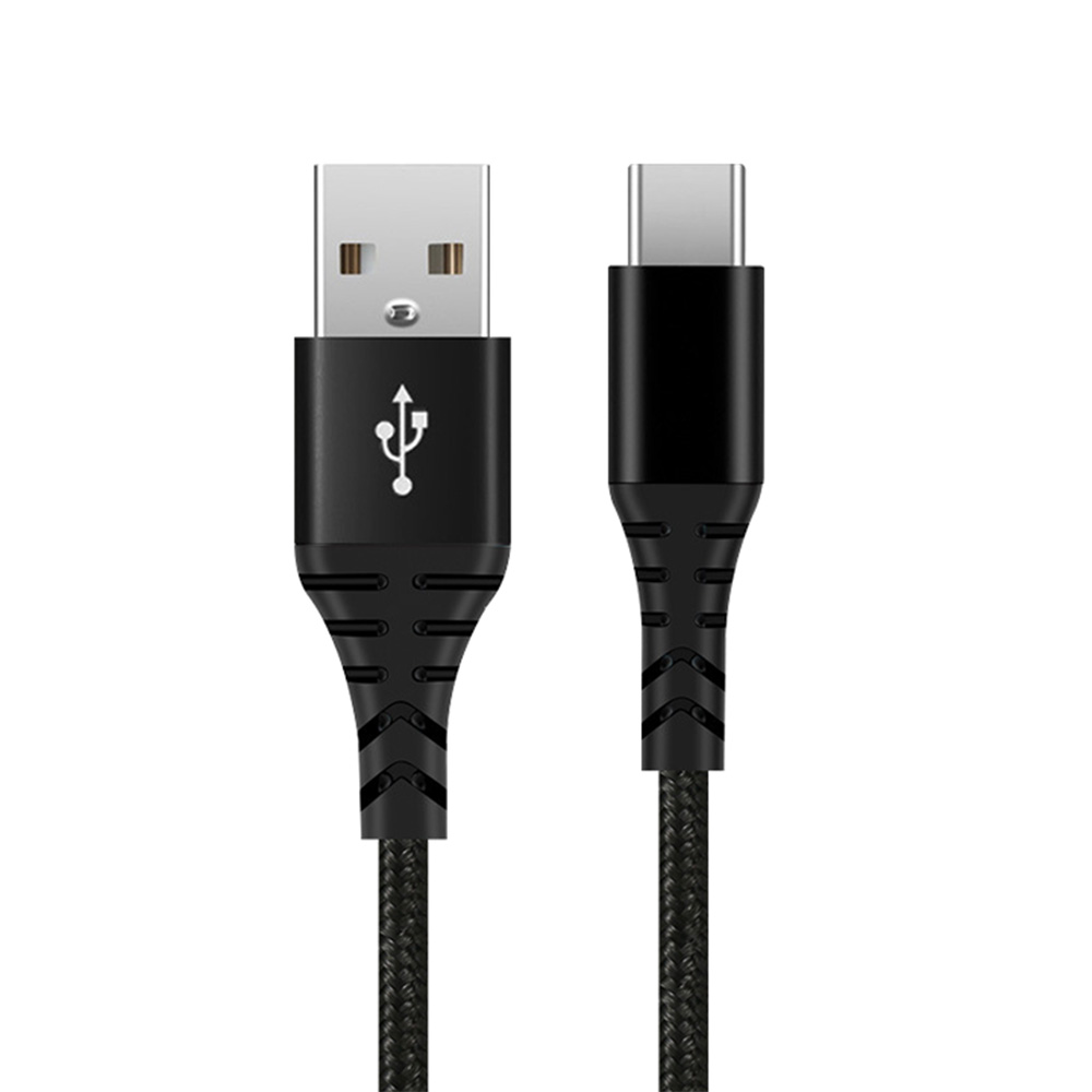 3A USB A to Type C Nylon Braided Cable 