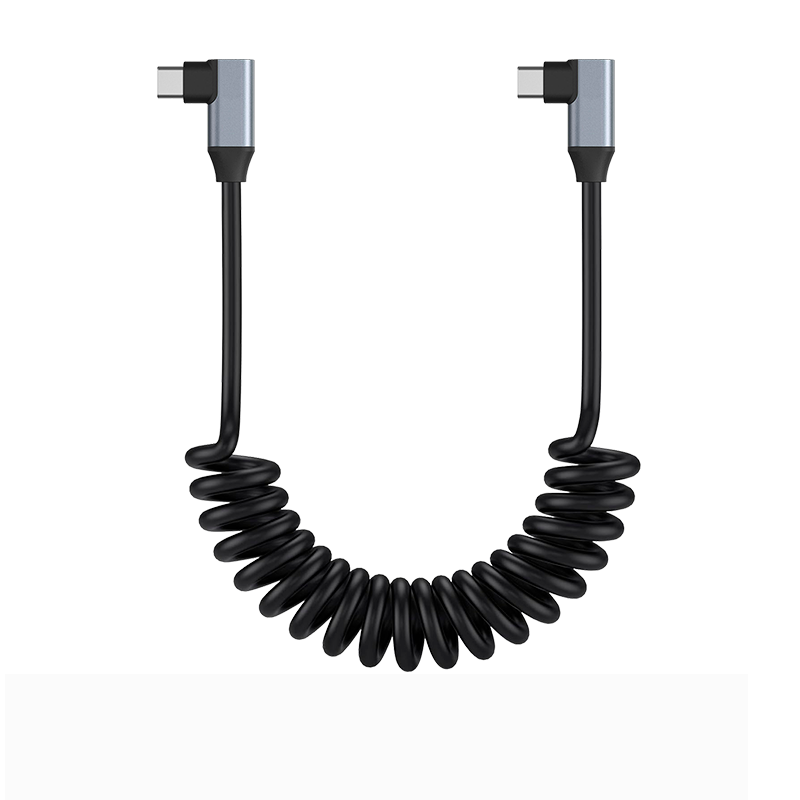 40Gbps Right Angle USB4 Type-C Cable 