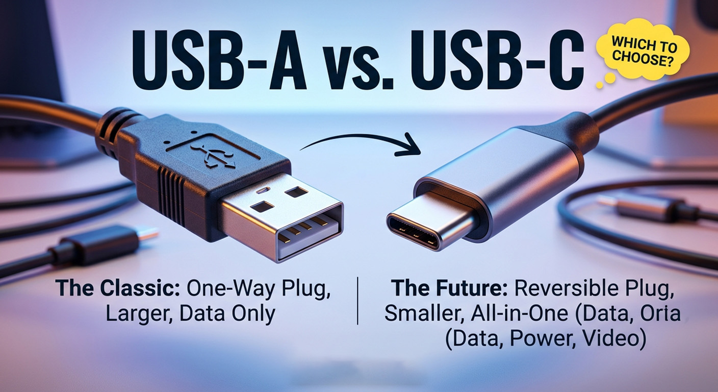 USB-A vs USB-C: What’s the Difference and Which Should You Choose?
