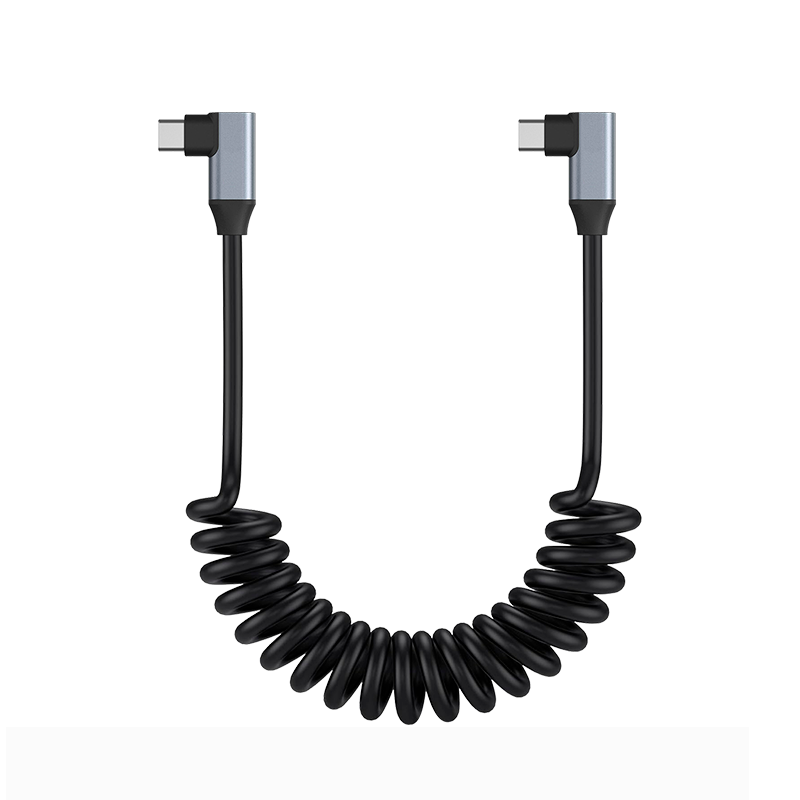 40Gbps Right Angle USB4 Type-C Cable 