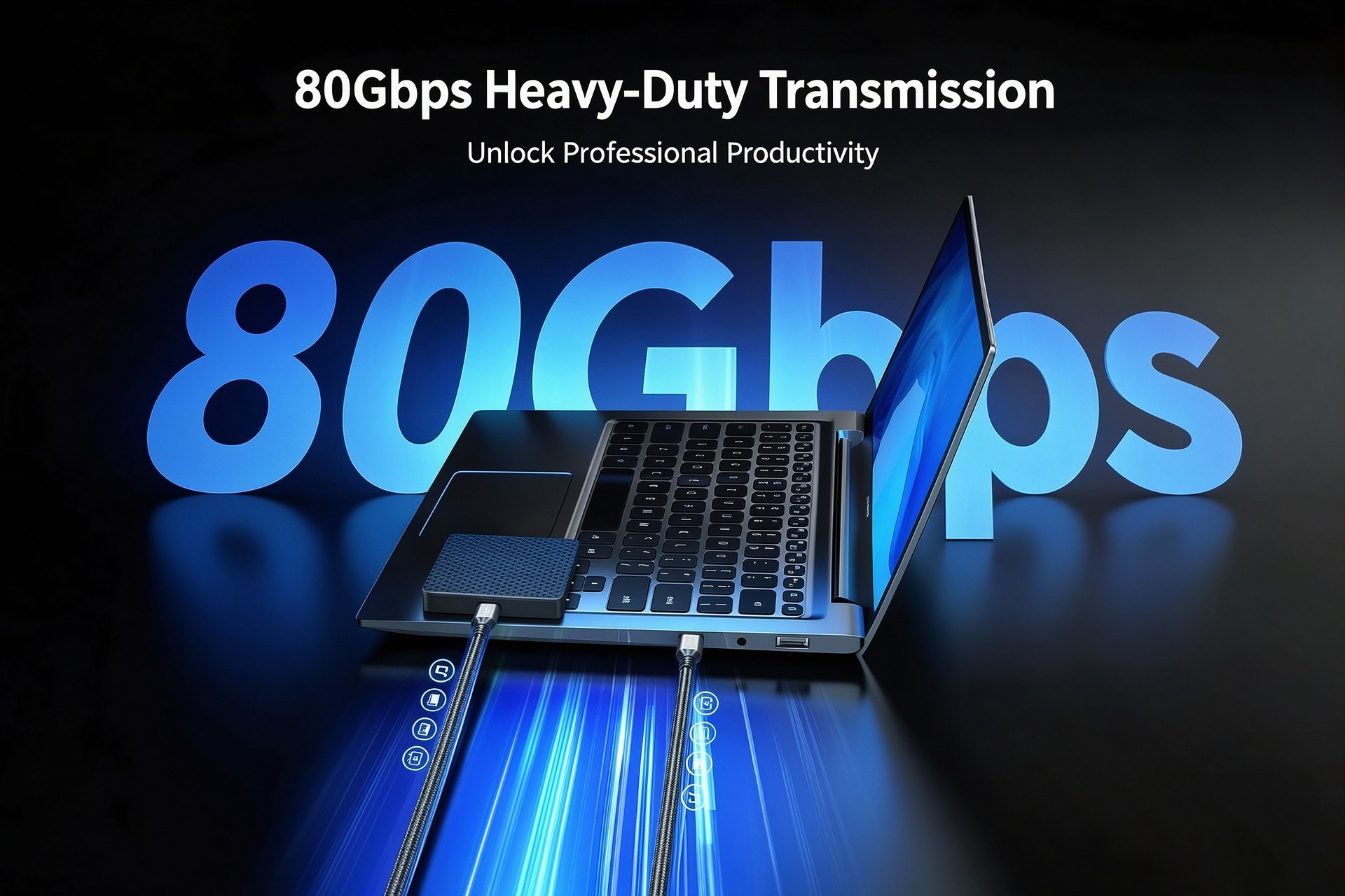 80Gbps Data Transfer&16K@60Hz