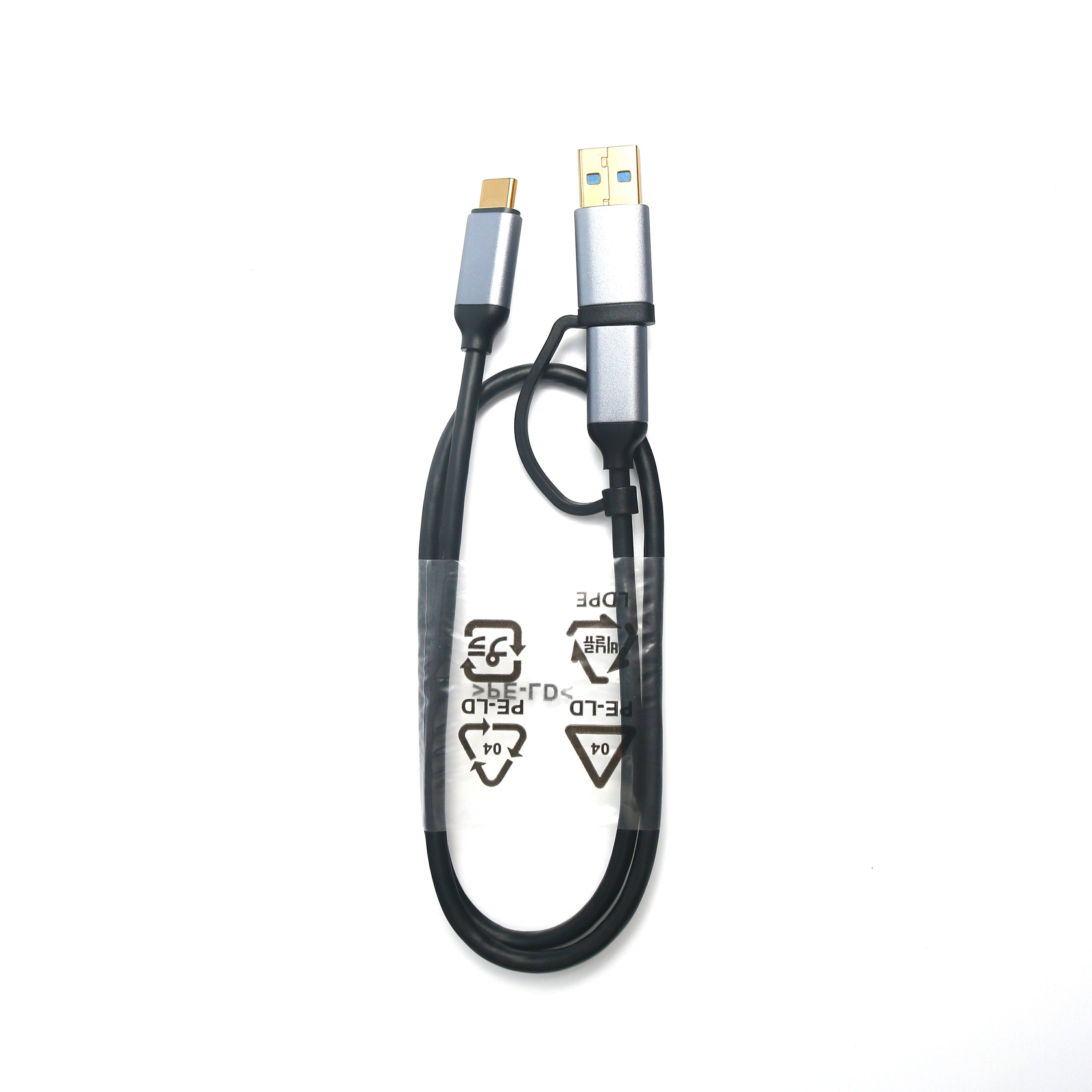 usb cable 3.0  2 in 1 c to c Cable
