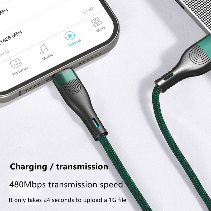 3 in 1 QC3.0 Fast Charger USB Cable 