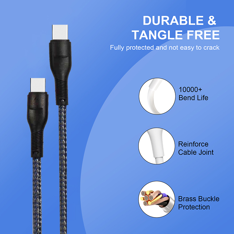 100W USB C TO C Fast Charging Cable