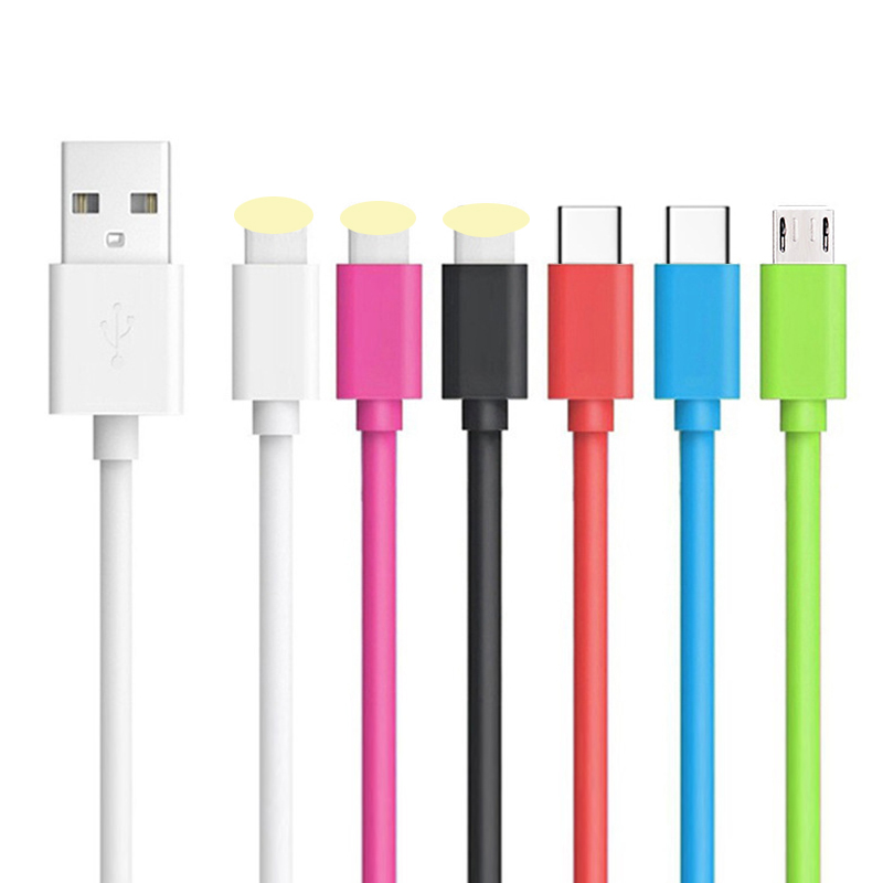  Red White Black Pink Blue 3A Usb Data Cable  