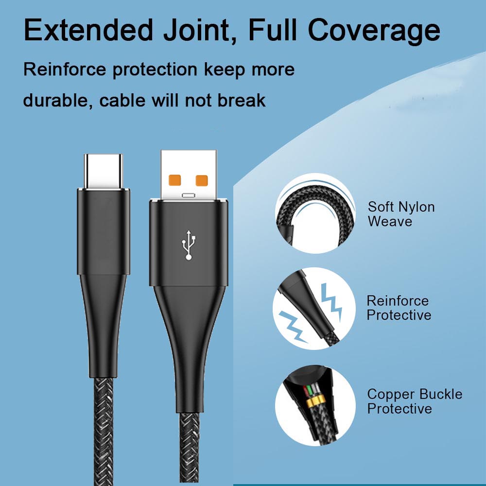 3A 5A TYPE-C TO USB 2.0 Data Cable