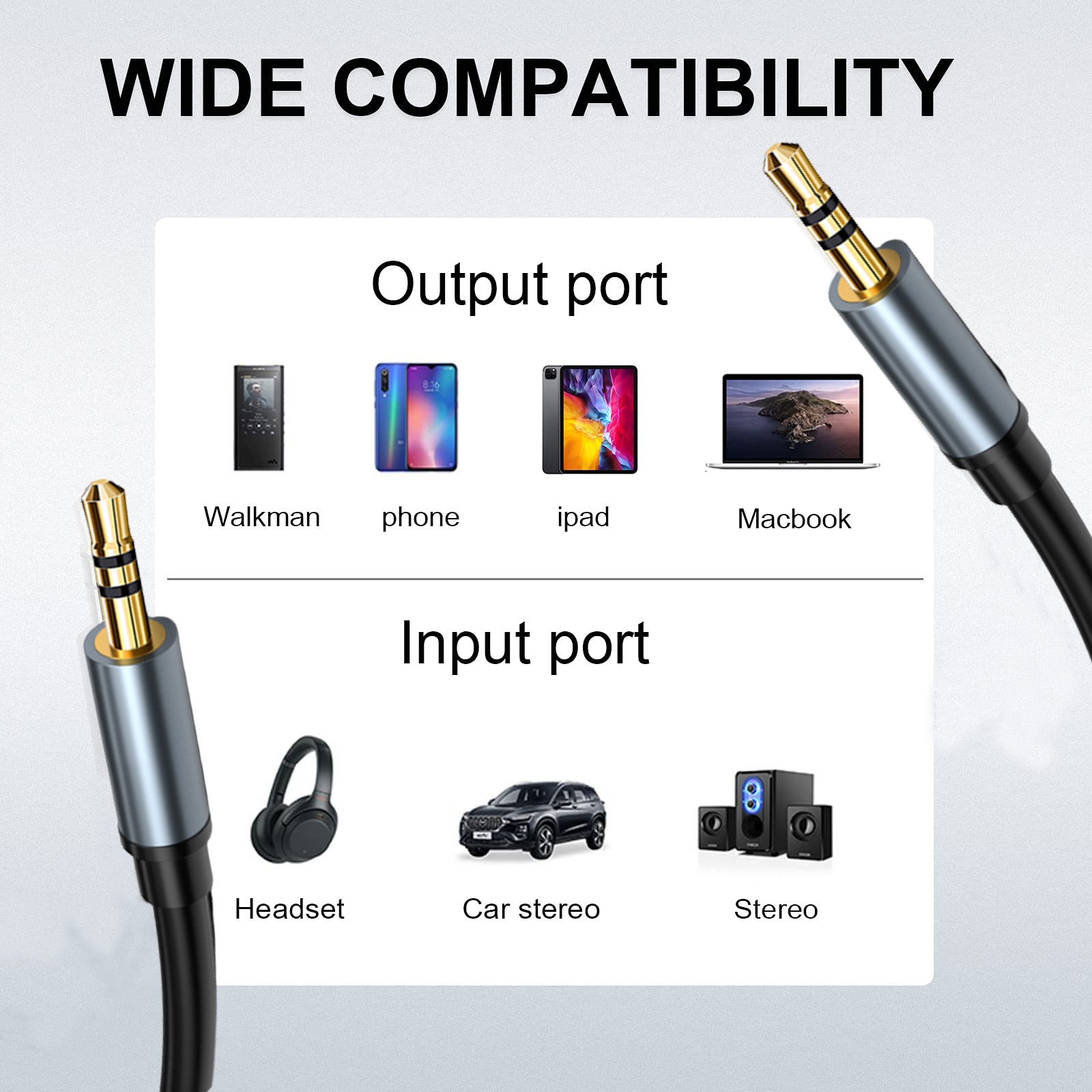 3.5 Mm Male To Male Audio Cable