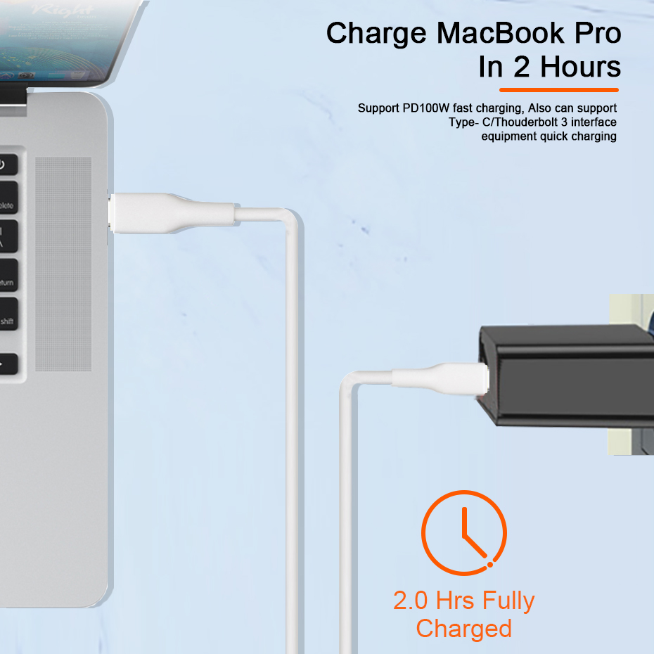 5A PD USB C TO C Fast Charging Cable
