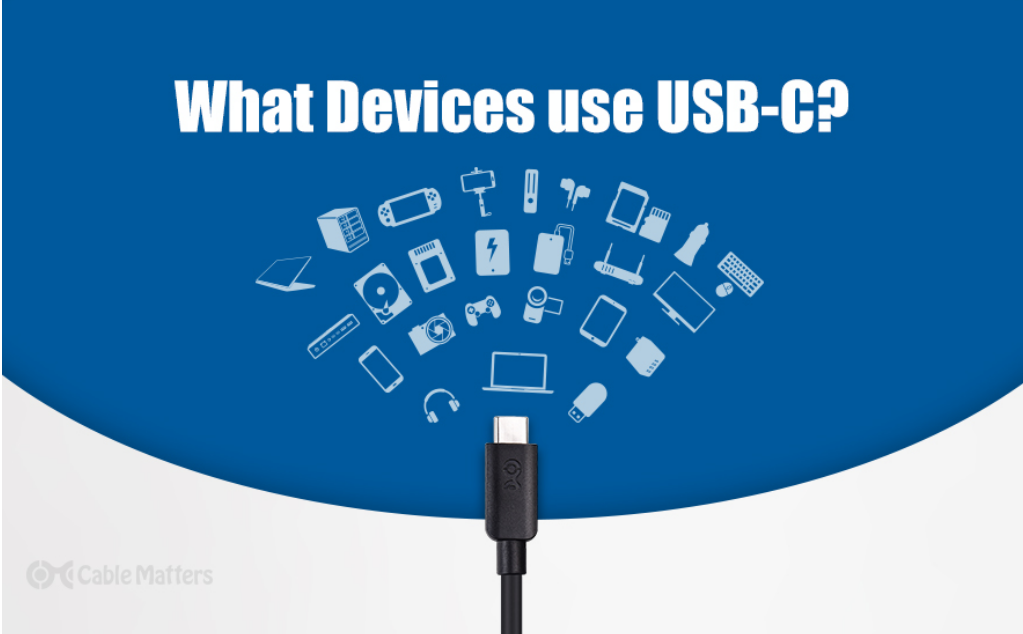 What devices use USB-C?