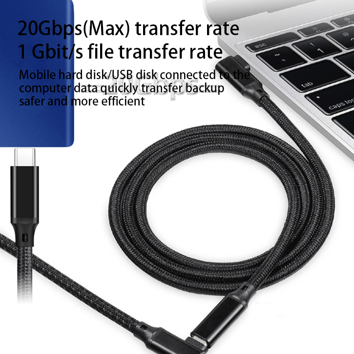90°USB3.2 Gen 2 Link Game Cable