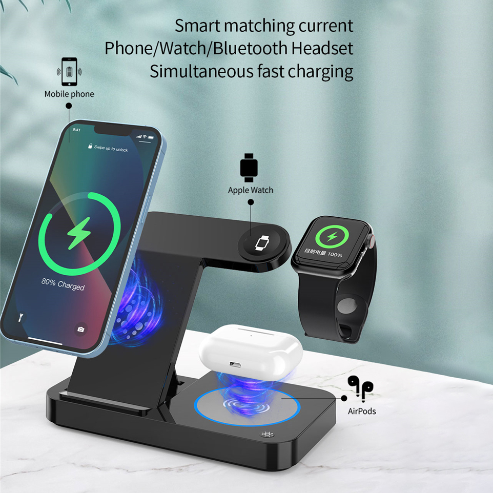 15W Max 3 in 1 QI Wireless Charging Stand