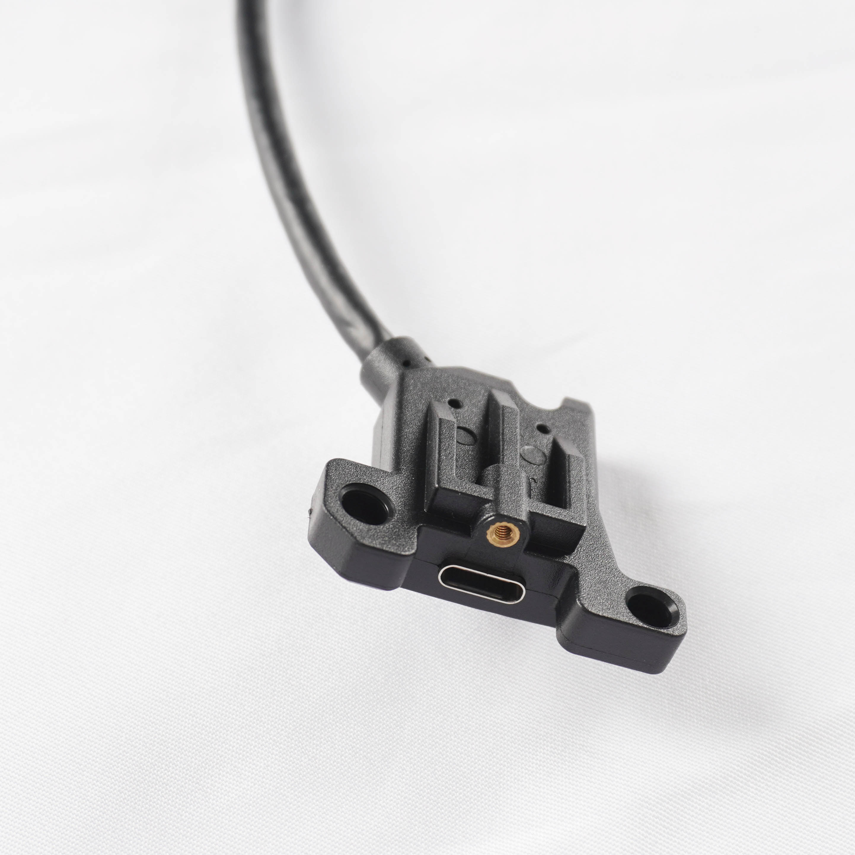 Panel Mount USB-C Female To USB-C Male Cable