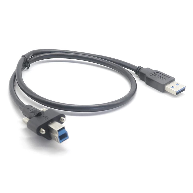 USB 3.0 A To B With Screw Locking Printer Cable